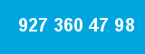 927 360 47 98 927 360 47 98